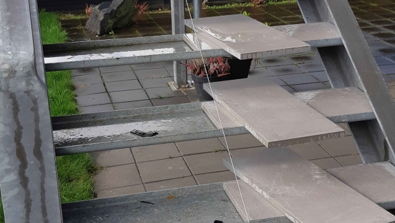Professionel belægning af trappe