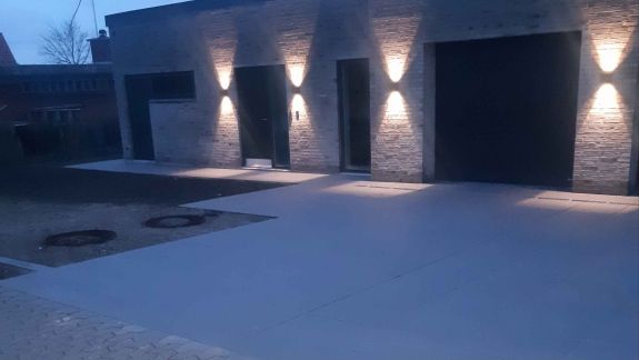 Professionel belægning af indkørsel
