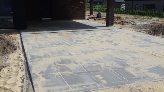 Belægning ny ved hus
